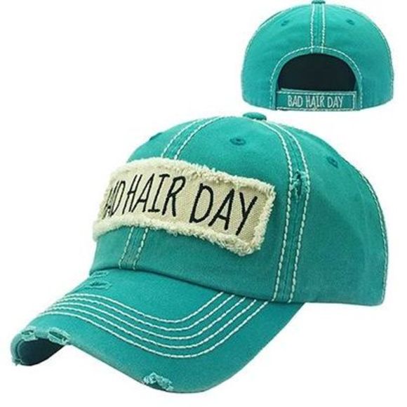 the Eccentric Giraffe Accessories - "Bad Hair Day" Distressed  Hat
